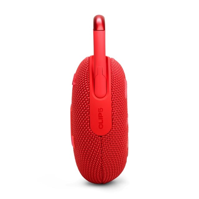 JBL Clip 5 Red Bluetooth Speaker - 6