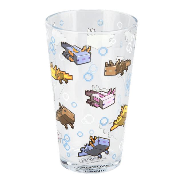 Axolotl Minecraft Glass - 2