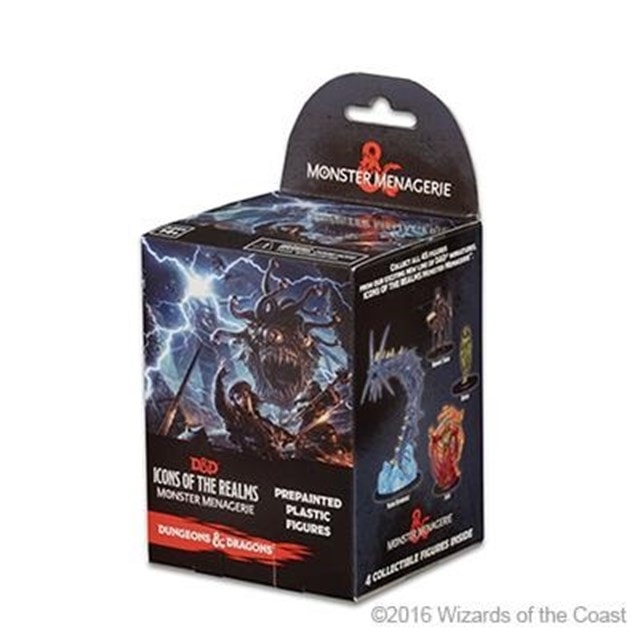 Monster Menagerie (Set 4) Dungeons & Dragons Icons Of The Realms Figurine Booster Brick - 2