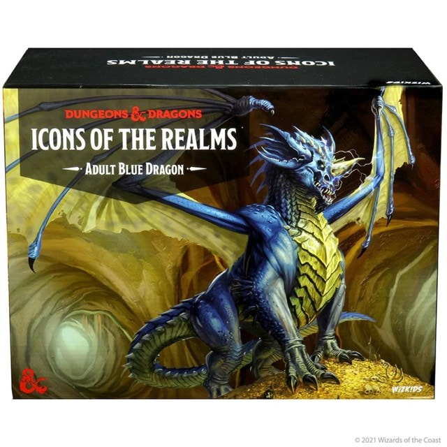 Adult Blue Dragon Dungeons & Dragons Icons Of The Realms Premium Figurine - 3