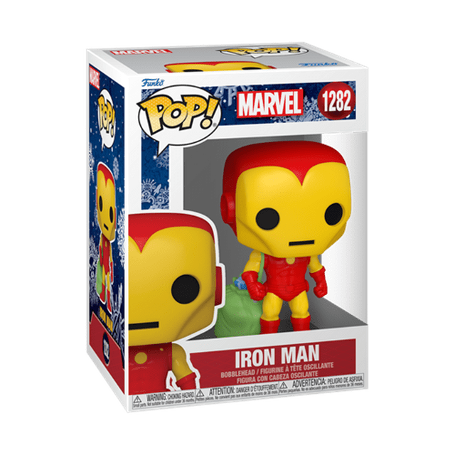 Holiday Iron Man With Gifts (1282) Marvel Holiday Pop Vinyl - 2