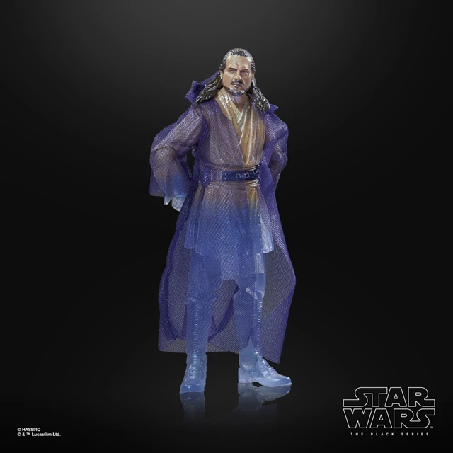 Qui-Gon Jinn Force Spirit Obi-Wan Kenobi Star Wars Black Series Action Figure - 4