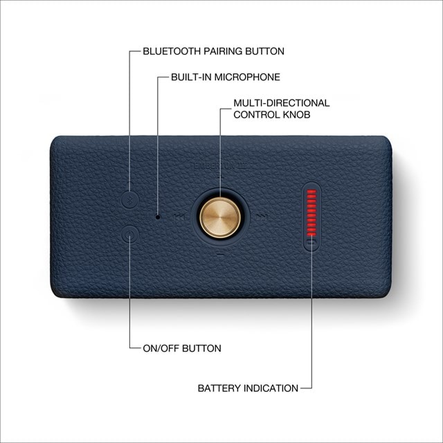Marshall Emberton III Midnight Blue Bluetooth Speaker - 6