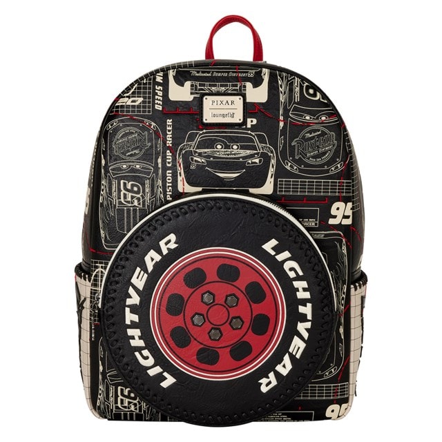 Pixar Cars Loungefly Full-Size Backpack Backpack Free shipping