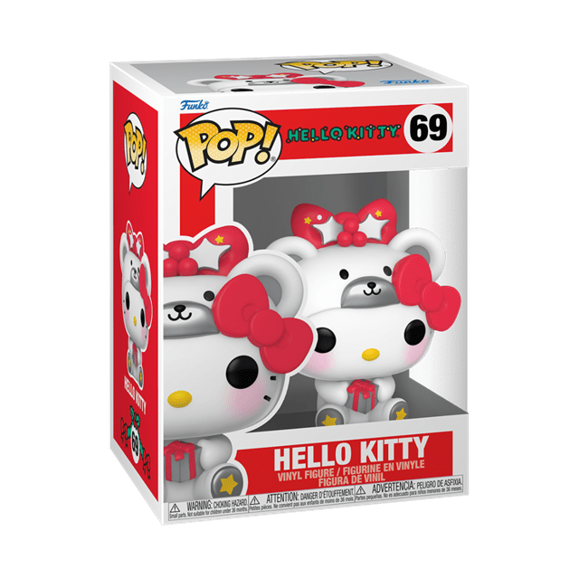 Metallic Hello Kitty As Polar Bear (69) Hello Kitty Pop Vinyl - 2