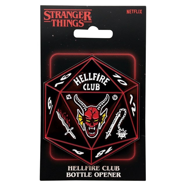 Hellfire Club Dice Stranger Things 5 Bottle Opener - 5