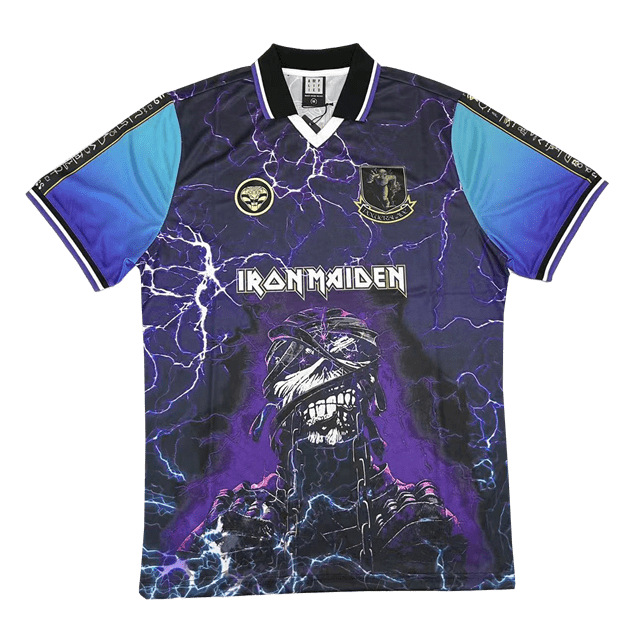 正規品/新品 IRON MAIDEN サッカーシャツ XL Iron Maiden Powerslave Rock FC Premium Jersey | HMV Store