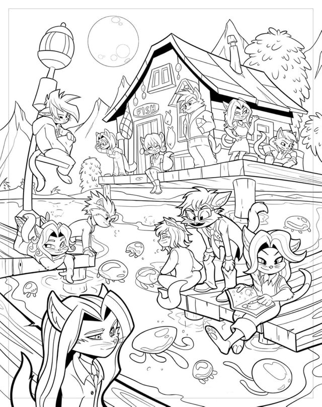 Gamer Kitties: A Pawsome Gaming Coloring Book - 5