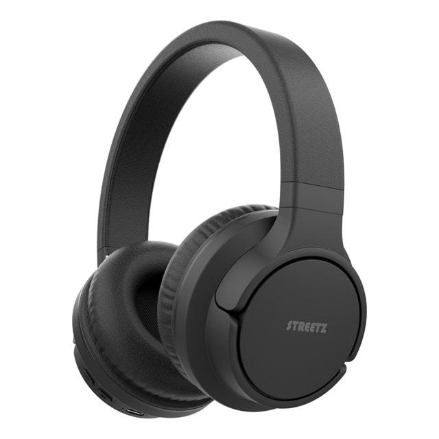 Streetz BT510 Black Active Noise Cancelling Bluetooth Headphones - 1