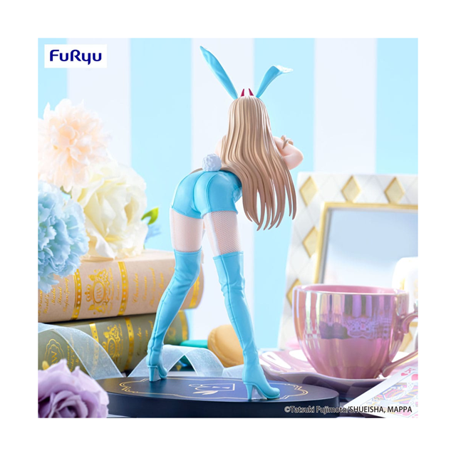 Power Light Blue Chainsaw Man BiCute Bunnies Furyu Figure - 2
