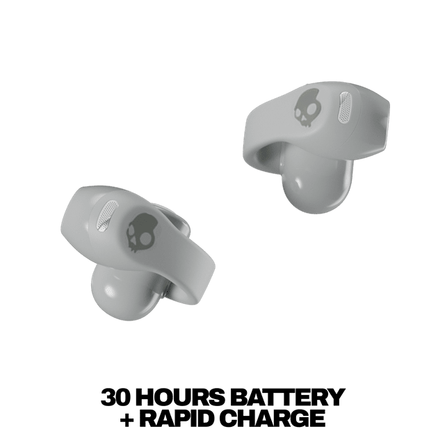 Skullcandy Push 720 Cement Grey Open Ear True Wireless Bluetooth Earphones - 3