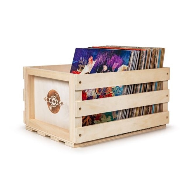 Crosley Wood LP Storage Crate - 1
