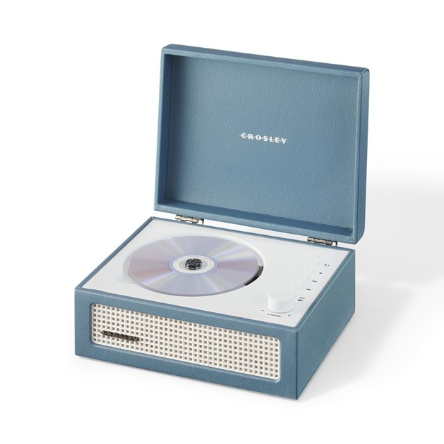 Crosley Voyager CD Washed Blue CD Player - 15