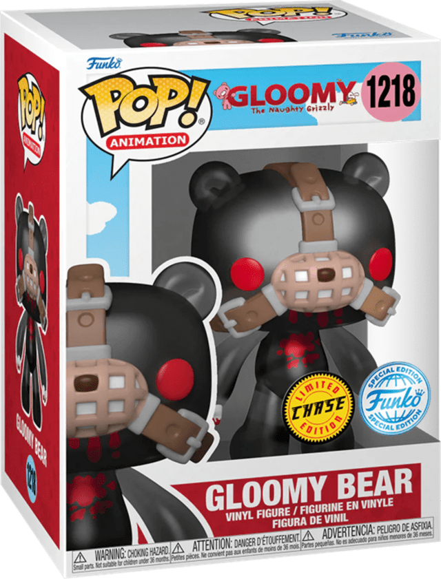 Gloomy Bear Muzzled (1218) Gloomy Bear Pop Vinyl hmv Exclusive - 2