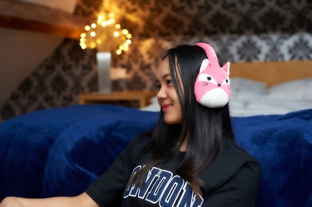 Lazerbuilt Squishmallows Fifi the Fox Plush Bluetooth Headphones - 8