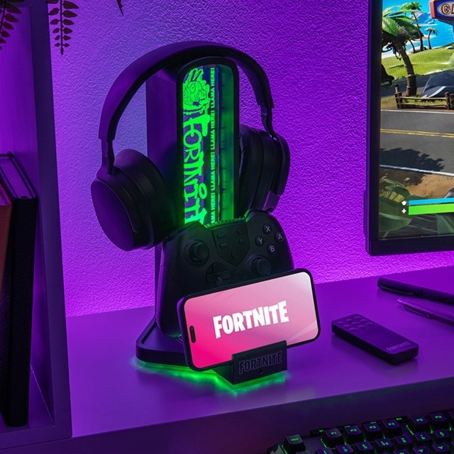 Headphone Stand With LED Fortnite Shaped Light - 6