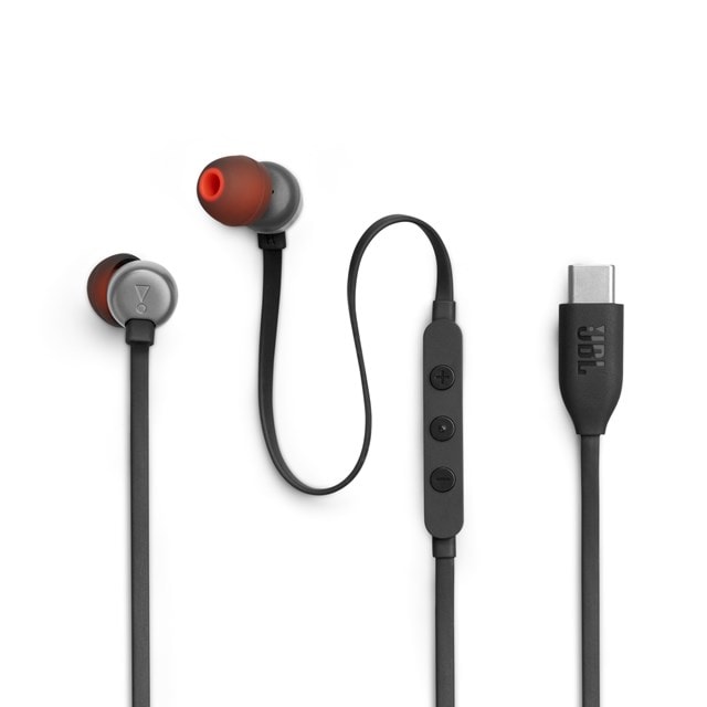 JBL Tune 310C Black USB-C Earphones - 6