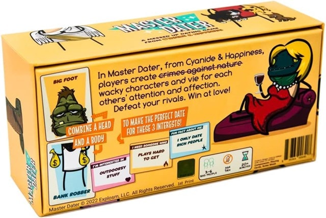 Master Dater Base Game Card Game - 2
