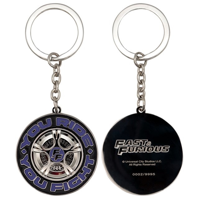 You Ride You Fight Fast & Furious Keyring - 2