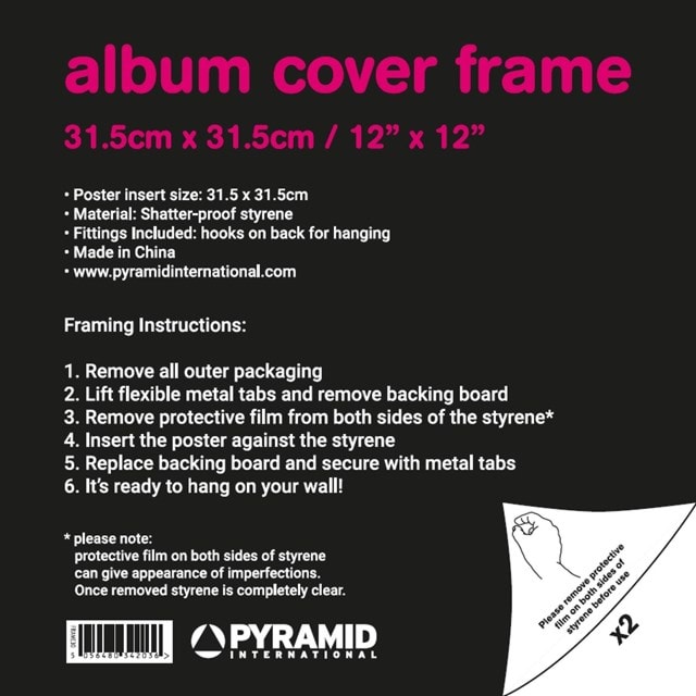 White hmv LP Album Cover Blank Frame - 1