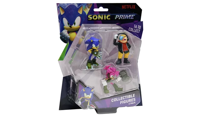 Sonic Prime Collectible Figure 3 Pack Assortment - 7