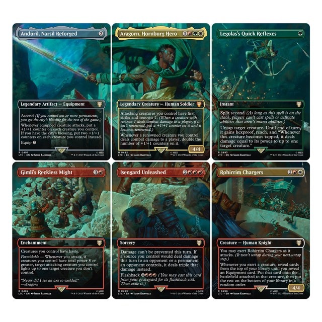 Magic The Gathering The Lord Of The Rings Tales Of Middle Earth Scene Box Trading Cards Mystery Pack - 10