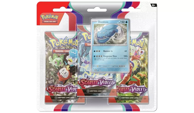 Scarlet & Violet 3-Pack Booster Display Pokemon Trading Cards Assortment - 2