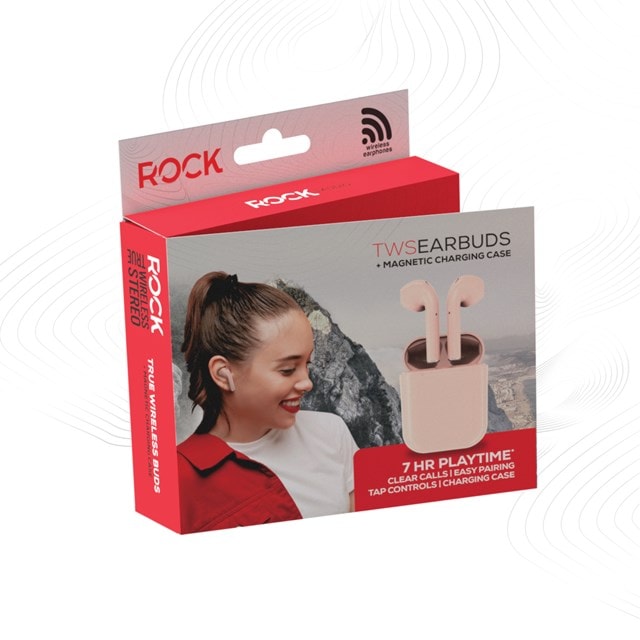 Rock TWS Rose Gold True Wireless Bluetooth Earphones (hmv exclusive) - 8