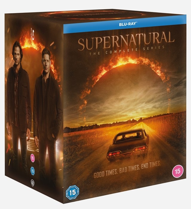 Supernatural Box Set 1-15 Complete Series on Blu-ray | Free