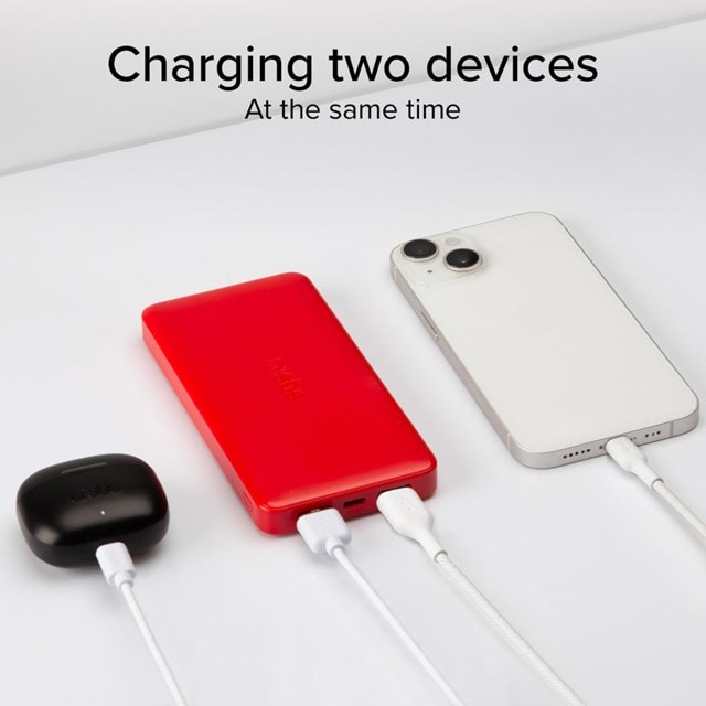 SBS 10W Red 10000mAh Power Bank - 4