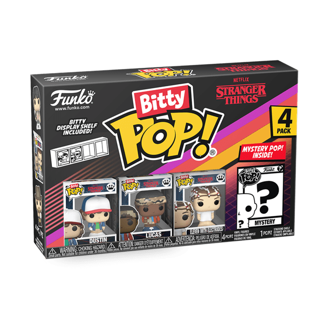 Dustin Stranger Things Funko Pop Bitty 4 Pack - 2