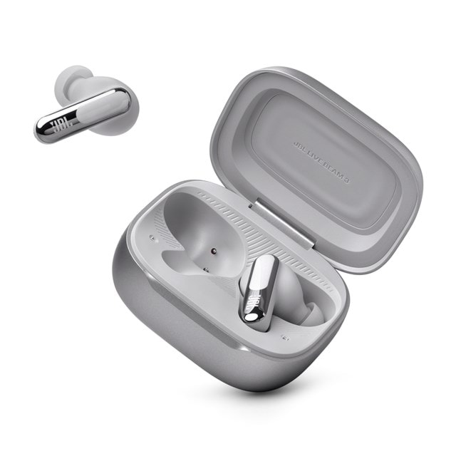 JBL Live Beam 3 Silver True Wireless Bluetooth Earphones - 14
