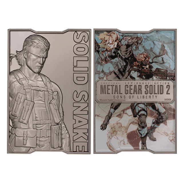 Solid Snake Metal Gear Solid 2 Ingot - 3