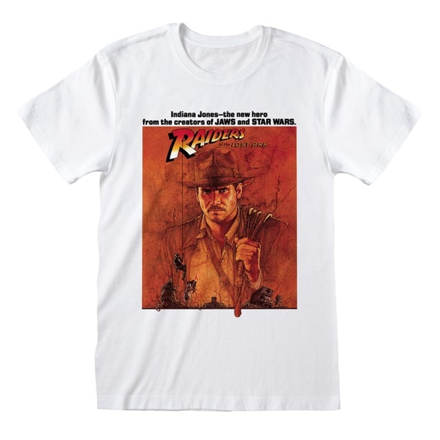 Raiders Of The Lost Ark Poster Indiana Jones Tee (Small) - 1