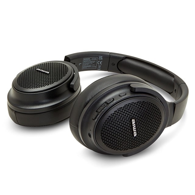 Aiwa HST-250BT Black Bluetooth Headphones - 7