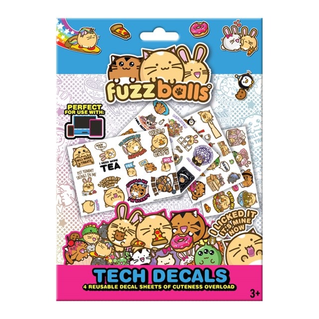 Fuzzballs Tech Decal Stickers - 4