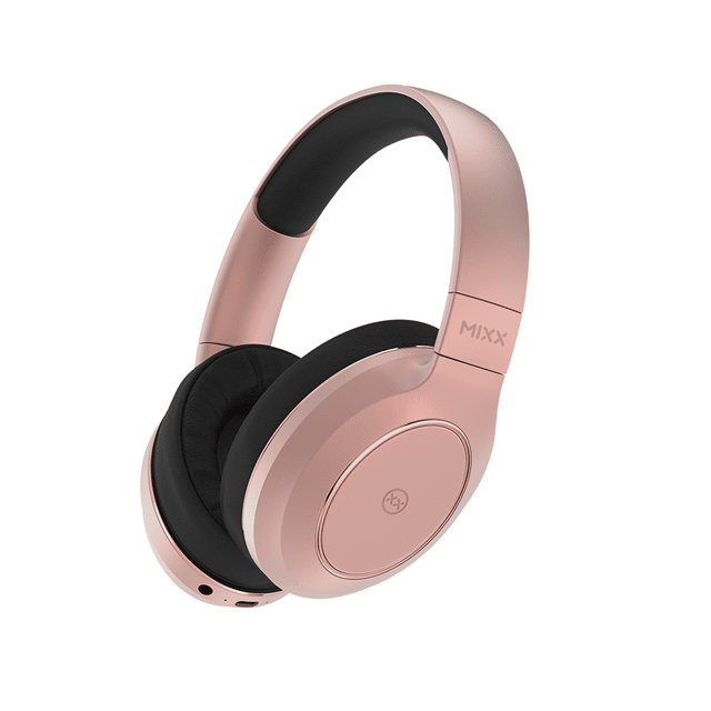 Mixx Audio EX1 Rose Gold Bluetooth Headphones - 1