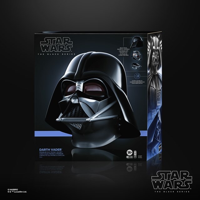 Darth Vader Hasbro Star Wars: Obi-Wan Kenobi Black Series Premium Electronic Helmet - 6