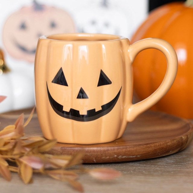 Jack-O-Lantern Pumpkin Shaped Mug - 2