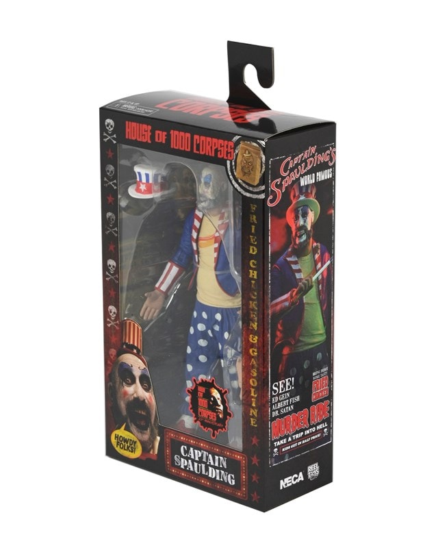 Captain Spaulding Tailcoat 20th Anniversary House Of 1000 Corpses Neca Scale Action Figure - 11