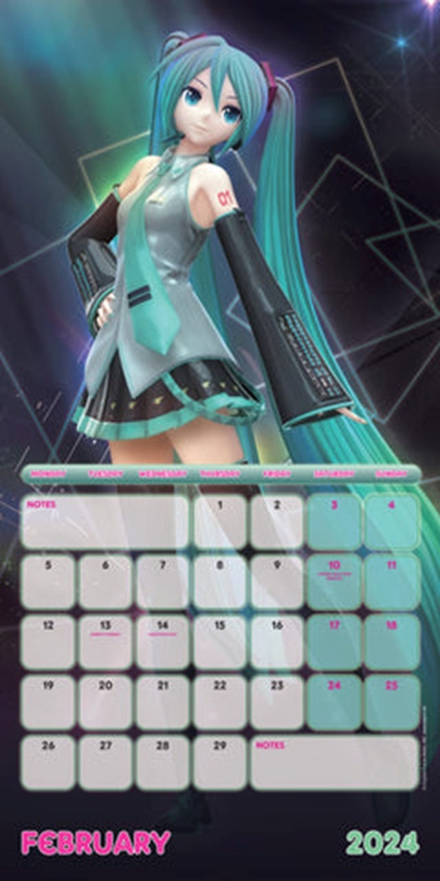 Hatsune Miku 2024 Square Calendar - 3