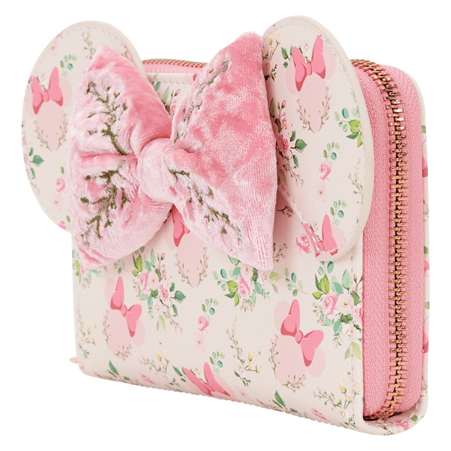 Minnie Mouse Floral Loungefly Zip Around Wallet - 2