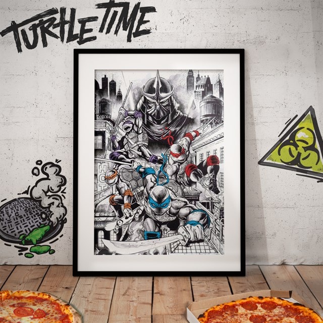 Limited Edition 40th Anniversary Teenage Mutant Ninja Turtles Art Print - 3