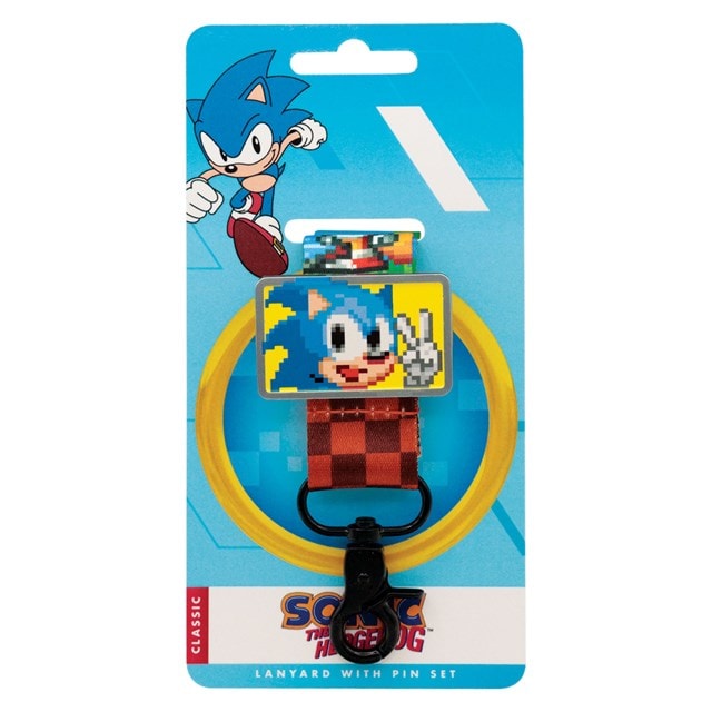 Sonic The Hedgehog Lanyard & Pin Badge Set - 3