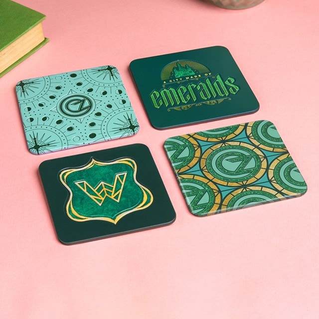 Wicked Embossed Metal Coasters - 3