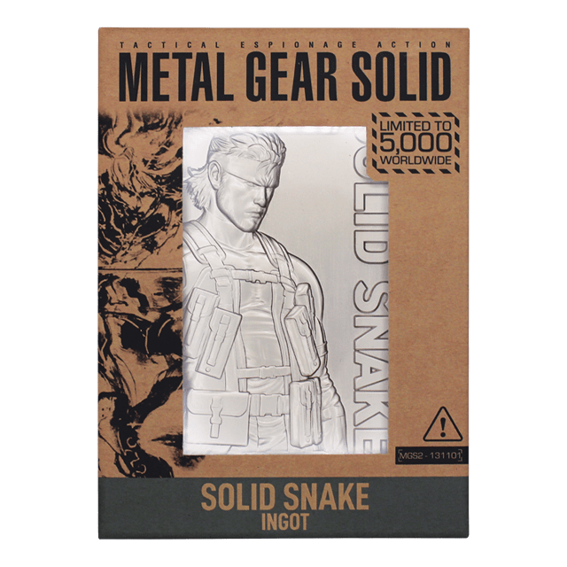 Solid Snake Metal Gear Solid 2 Ingot - 4