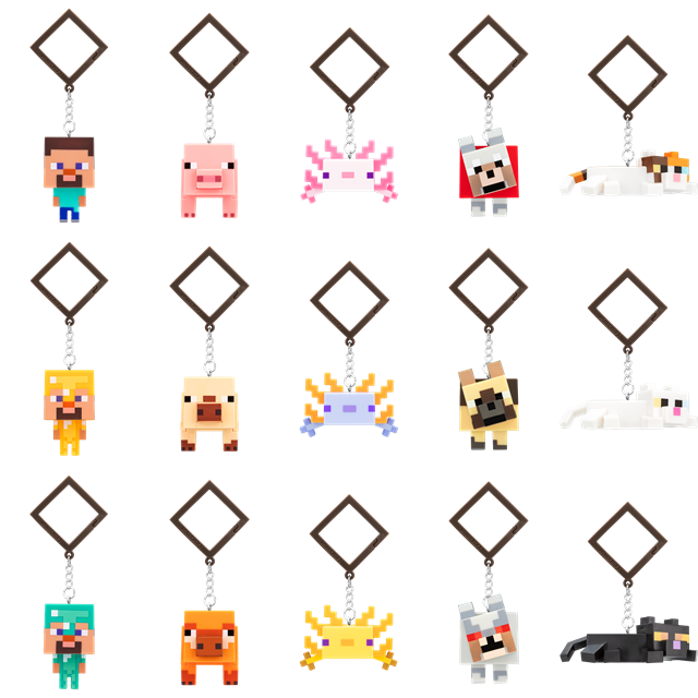 Minecraft Reveals Backpack Buddies Bag Clips - 2