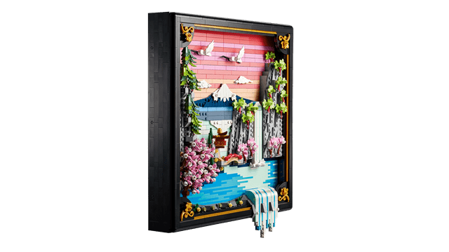 Japanese Cherry Blossom Landscape LEGO - 3