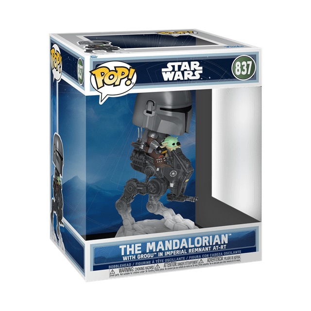 Mandalorian With Grogu In Imperial Remnant At-Rt 837 Mandalorian & Grogu Funko Pop Vinyl Ride Deluxe - 2