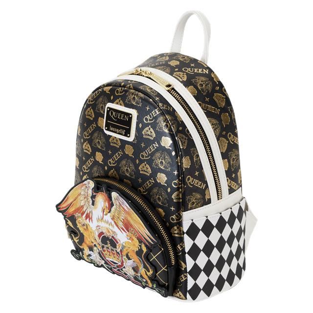 Queen Logo Crest Mini Backpack Loungefly - 3
